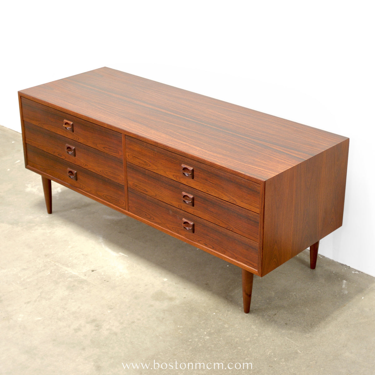 Danish Rosewood Chest of 6 Drawers in the style of Erik Brouer for Brouer Møbelfabrik - #A1847