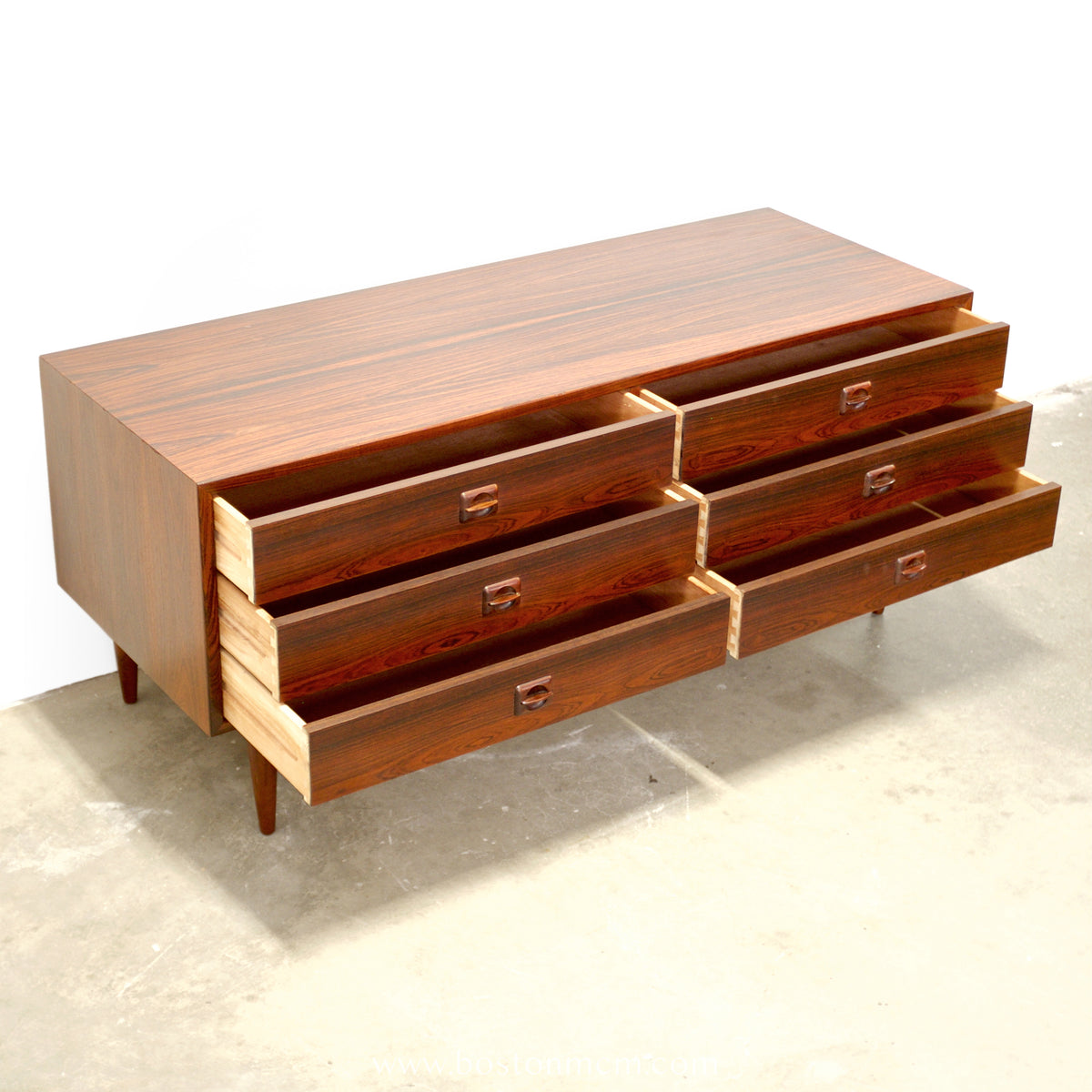 Danish Rosewood Chest of 6 Drawers in the style of Erik Brouer for Brouer Møbelfabrik - #A1847