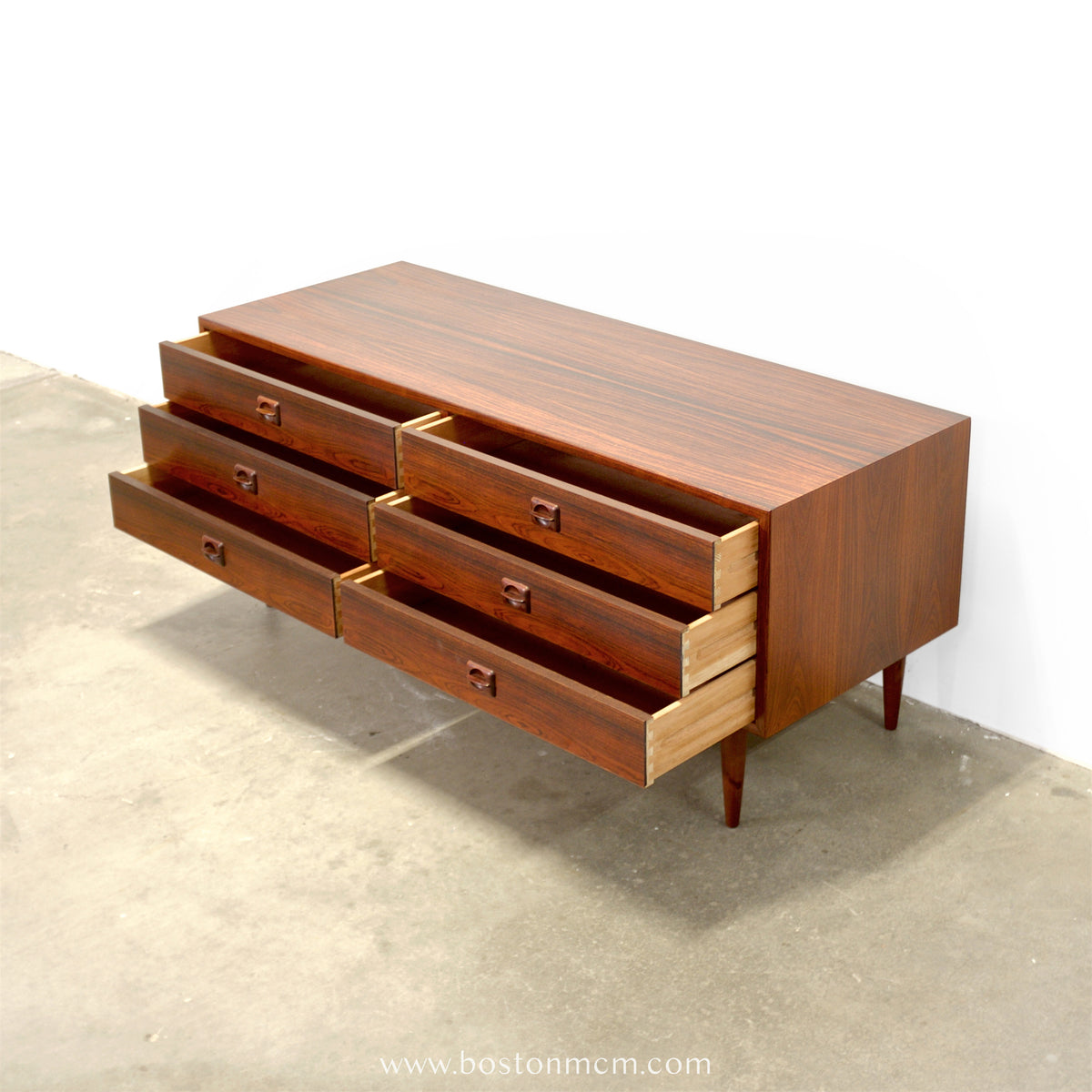 Danish Rosewood Chest of 6 Drawers in the style of Erik Brouer for Brouer Møbelfabrik - #A1847