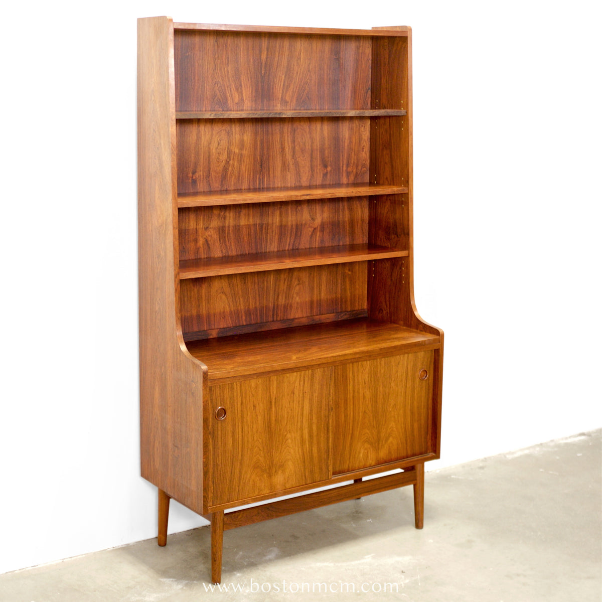 Nexø Møbelfabrik Rosewood Bookcase Designed by Johannes Sorth - #A2242-B