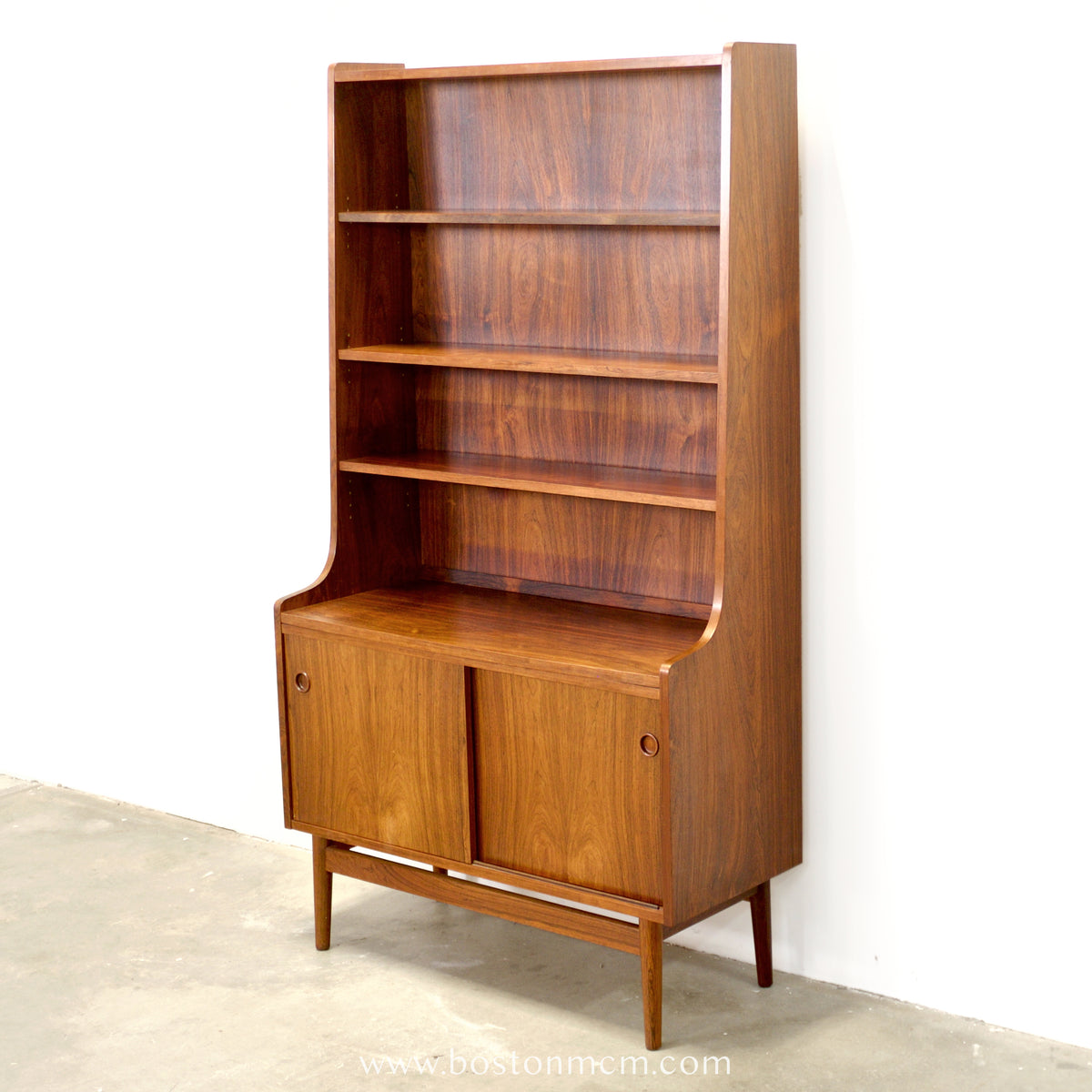 Nexø Møbelfabrik Rosewood Bookcase Designed by Johannes Sorth - #A2242-B