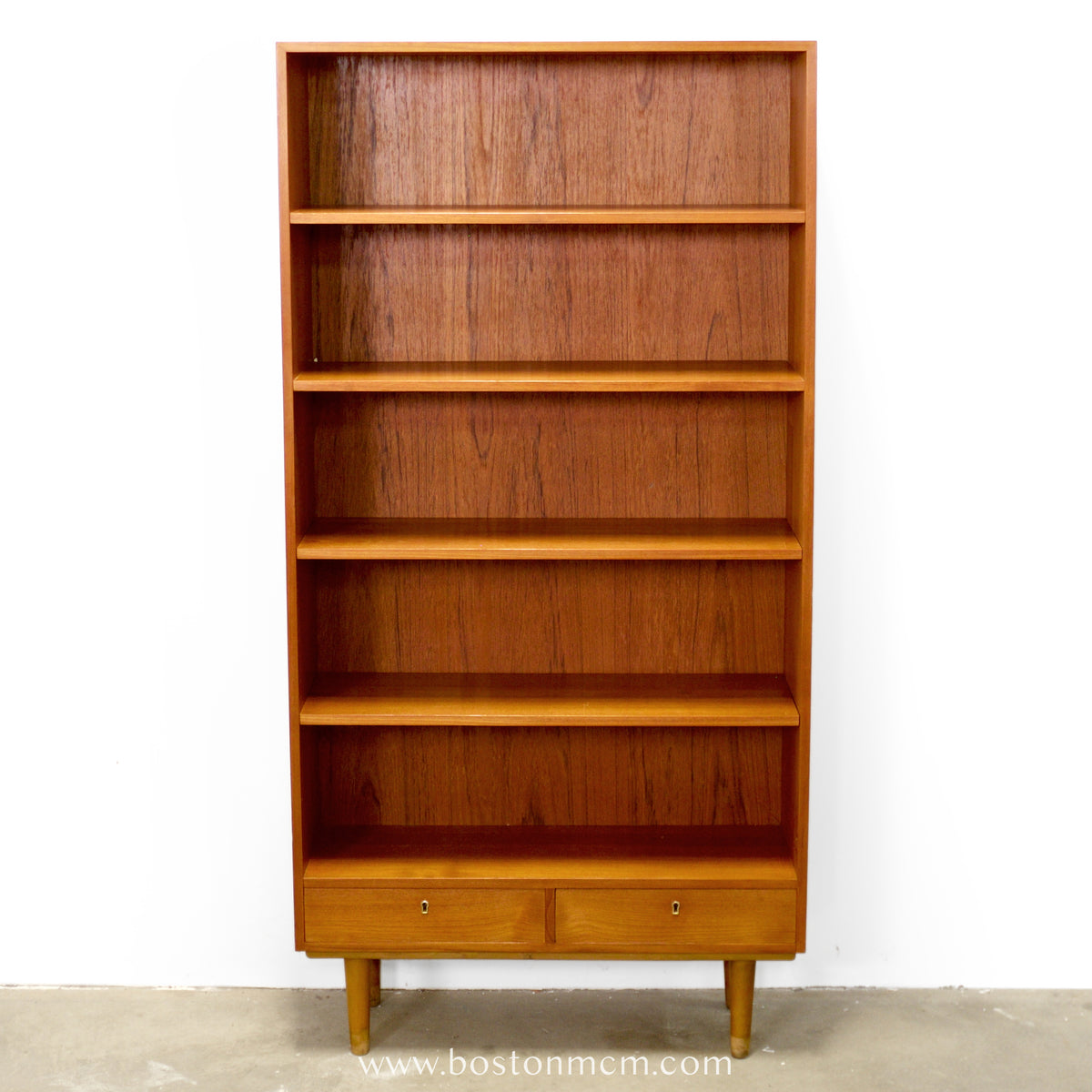 Danish Teak Bookcase - #A2240