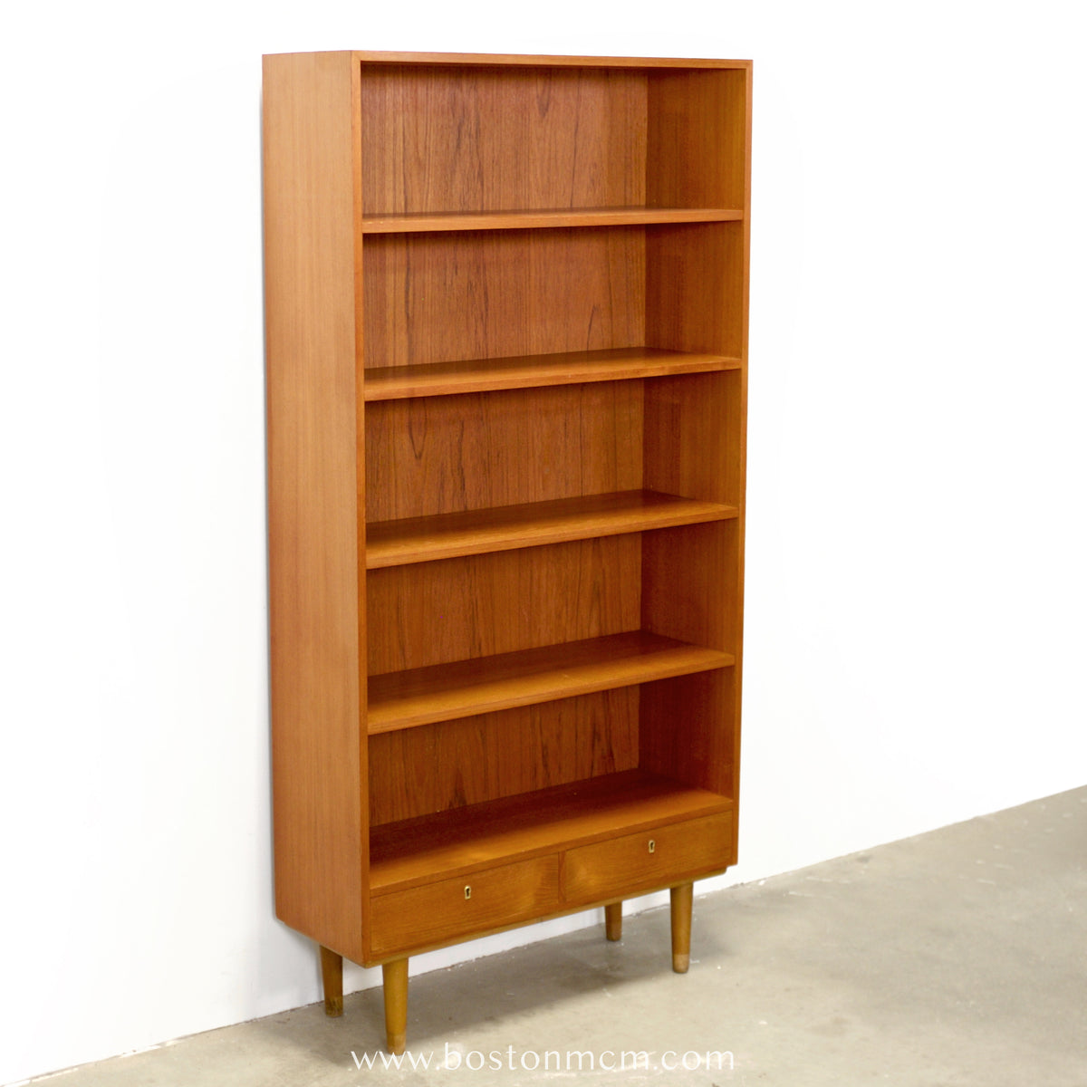 Danish Teak Bookcase - #A2240