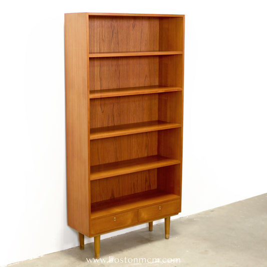Danish Teak Bookcase - #A2240