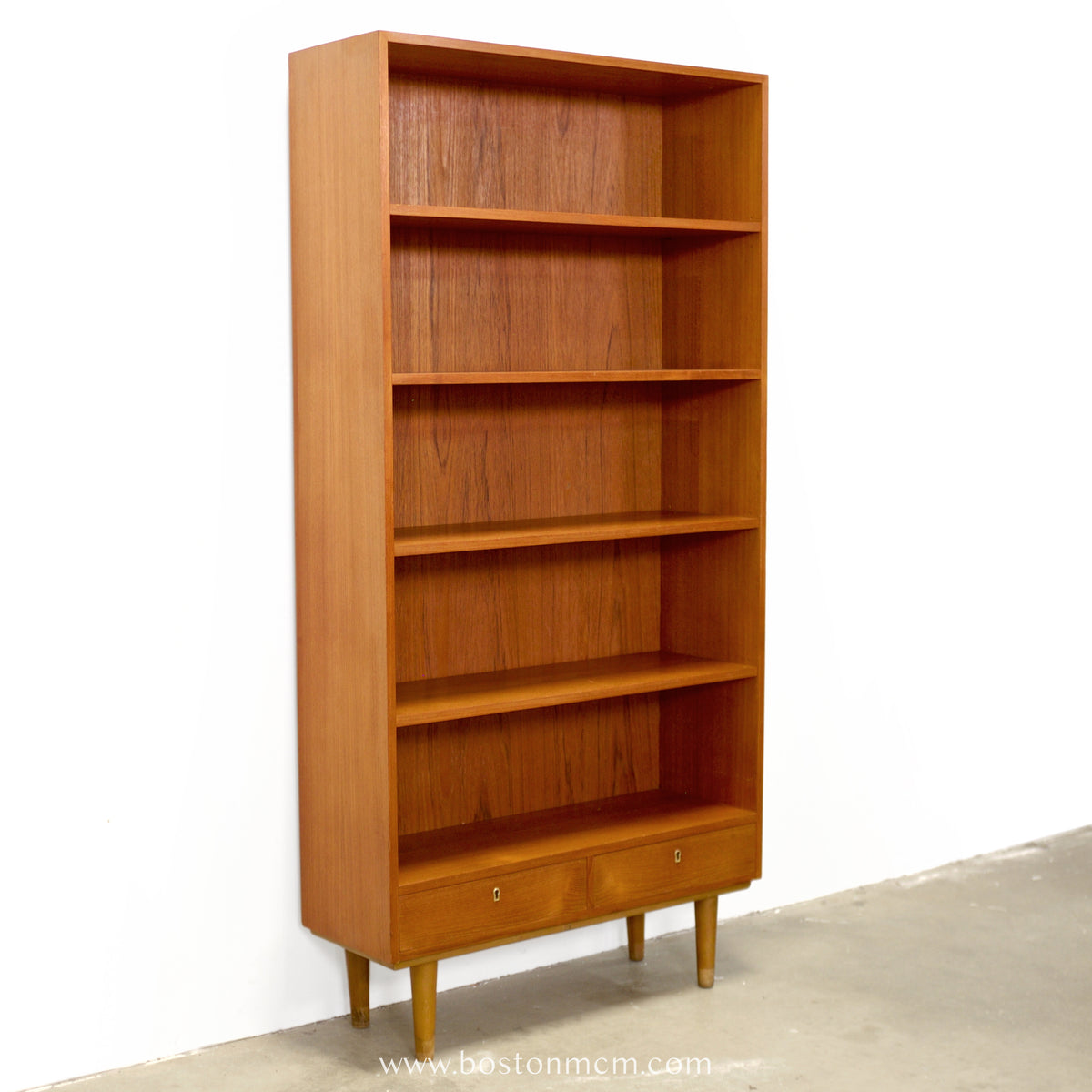 Danish Teak Bookcase - #A2240