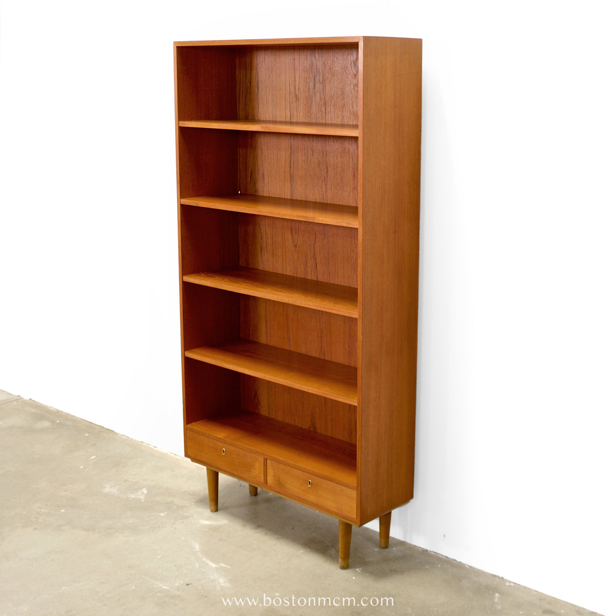 Danish Teak Bookcase - #A2240