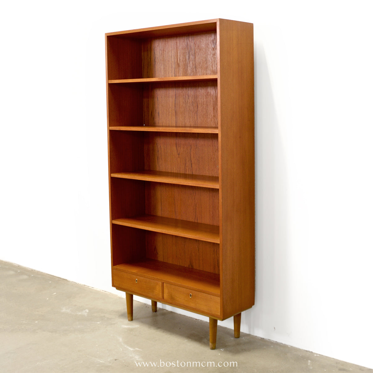 Danish Teak Bookcase - #A2240