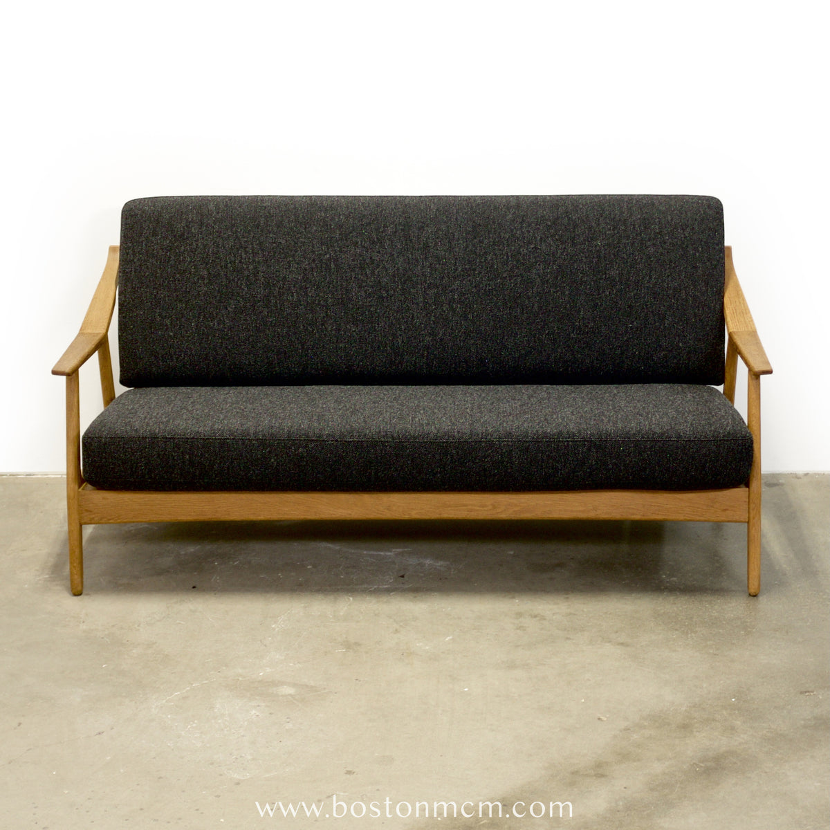 H. Brockmann-Petersen Danish Oak Sofa / Loveseat - #A2193