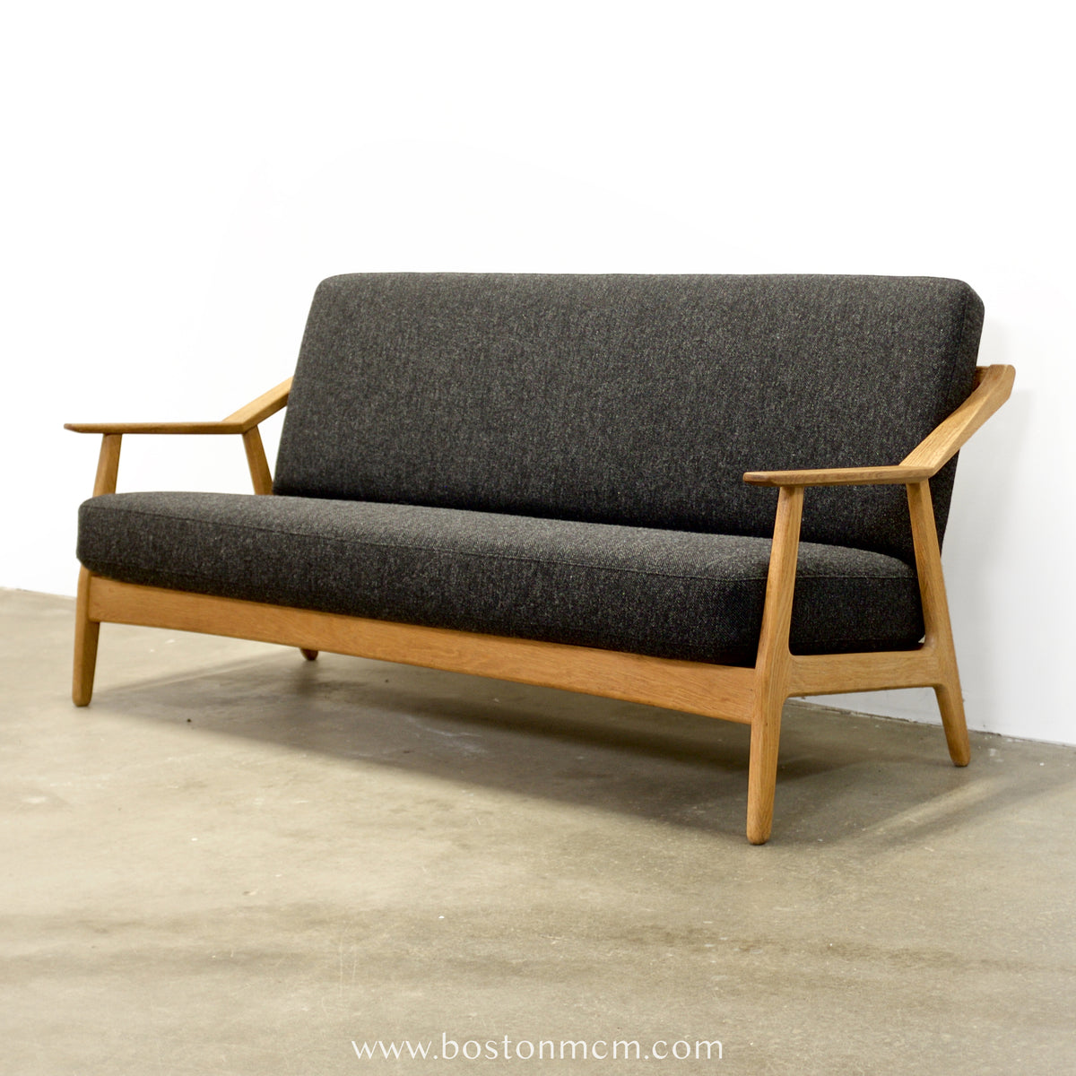H. Brockmann-Petersen Danish Oak Sofa / Loveseat - #A2193