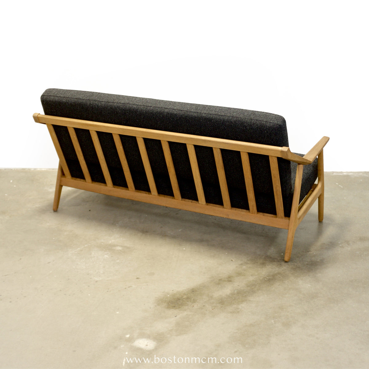 H. Brockmann-Petersen Danish Oak Sofa / Loveseat - #A2193