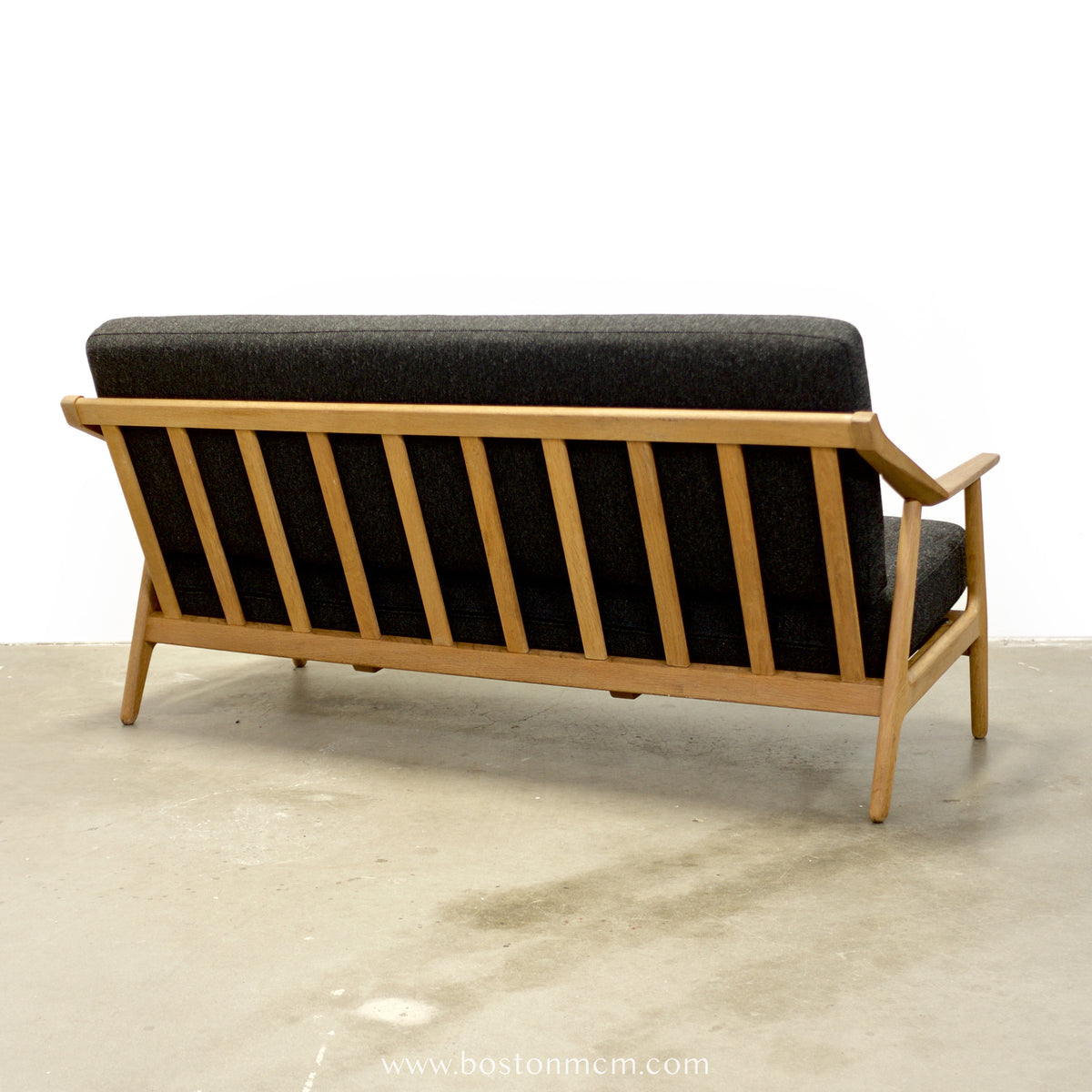 H. Brockmann-Petersen Danish Oak Sofa / Loveseat - #A2193