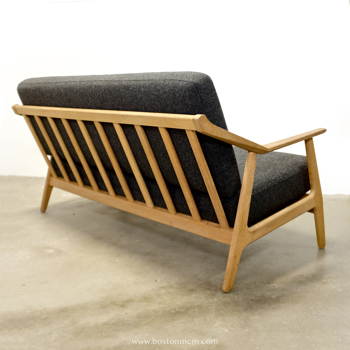 H. Brockmann-Petersen Danish Oak Sofa / Loveseat - #A2193