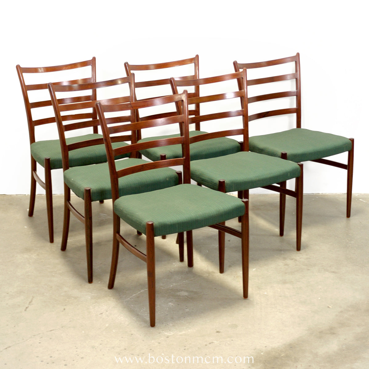 Set of 6 Rosewood Dining Chairs attributed to Johannes Andersen - #A1883