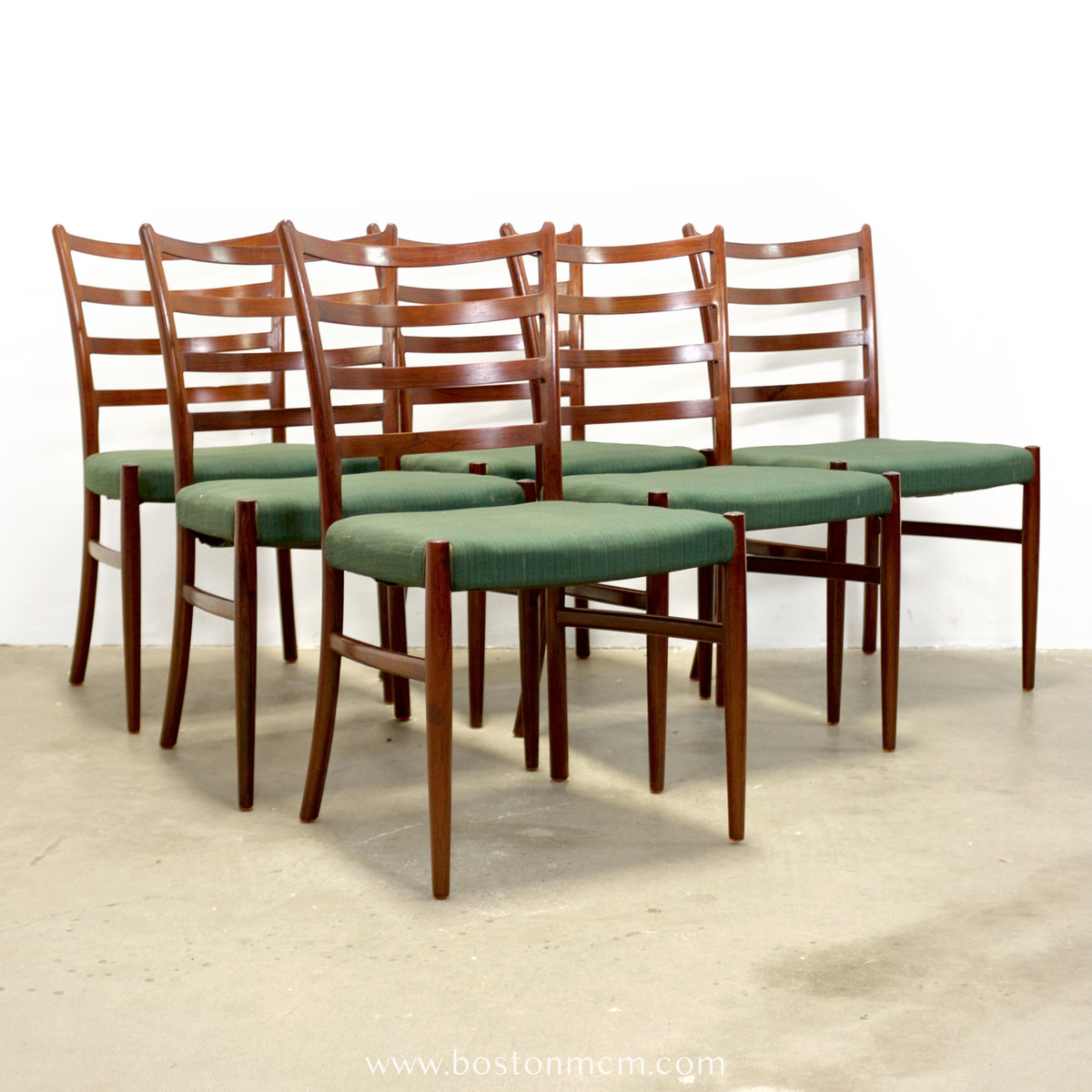 Set of 6 Rosewood Dining Chairs attributed to Johannes Andersen - #A1883