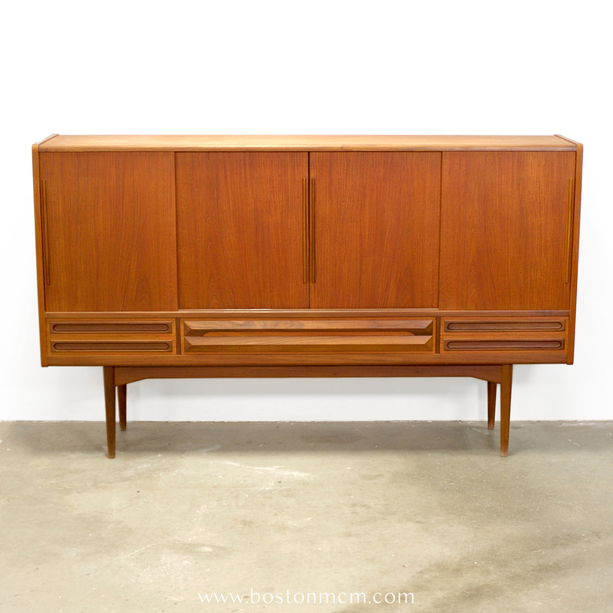 Danish Teak Highboard / Tall Sideboard - #A2100