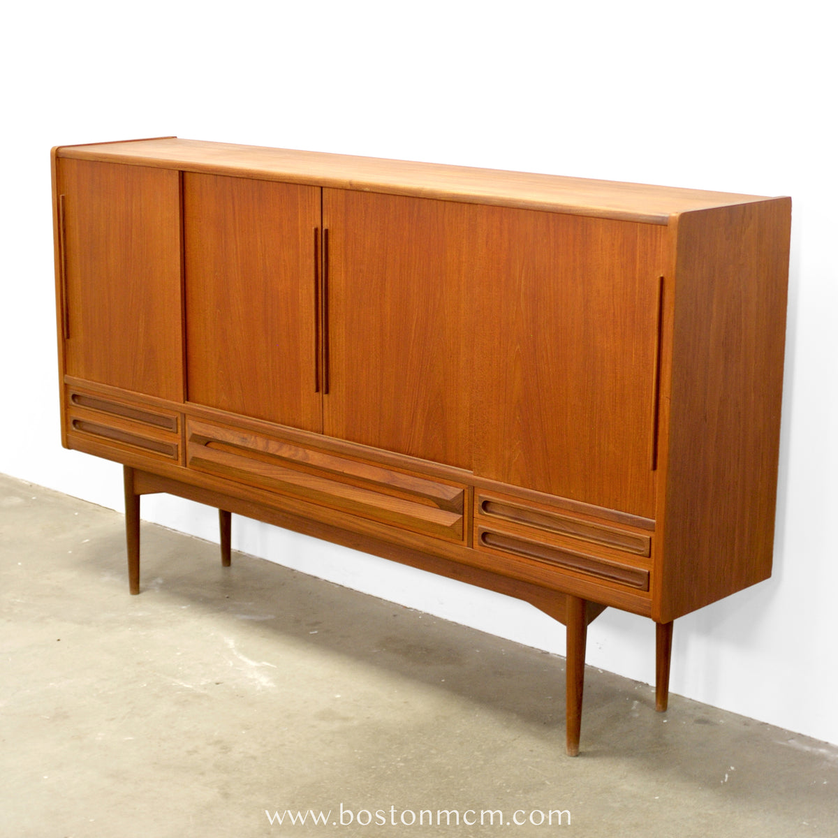 Danish Teak Highboard / Tall Sideboard - #A2100