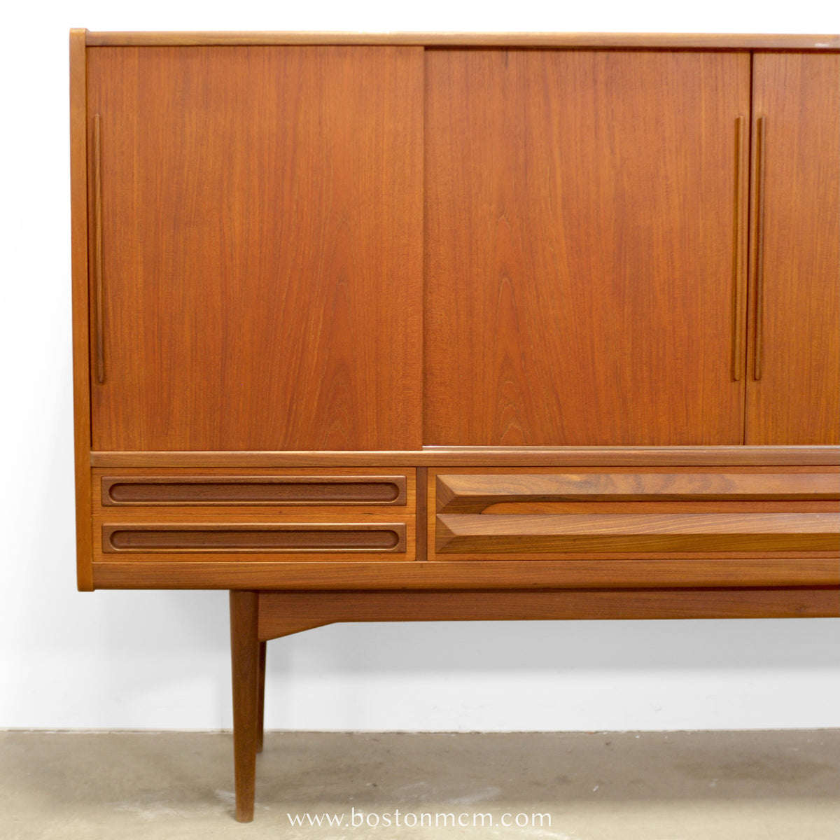 Danish Teak Highboard / Tall Sideboard - #A2100