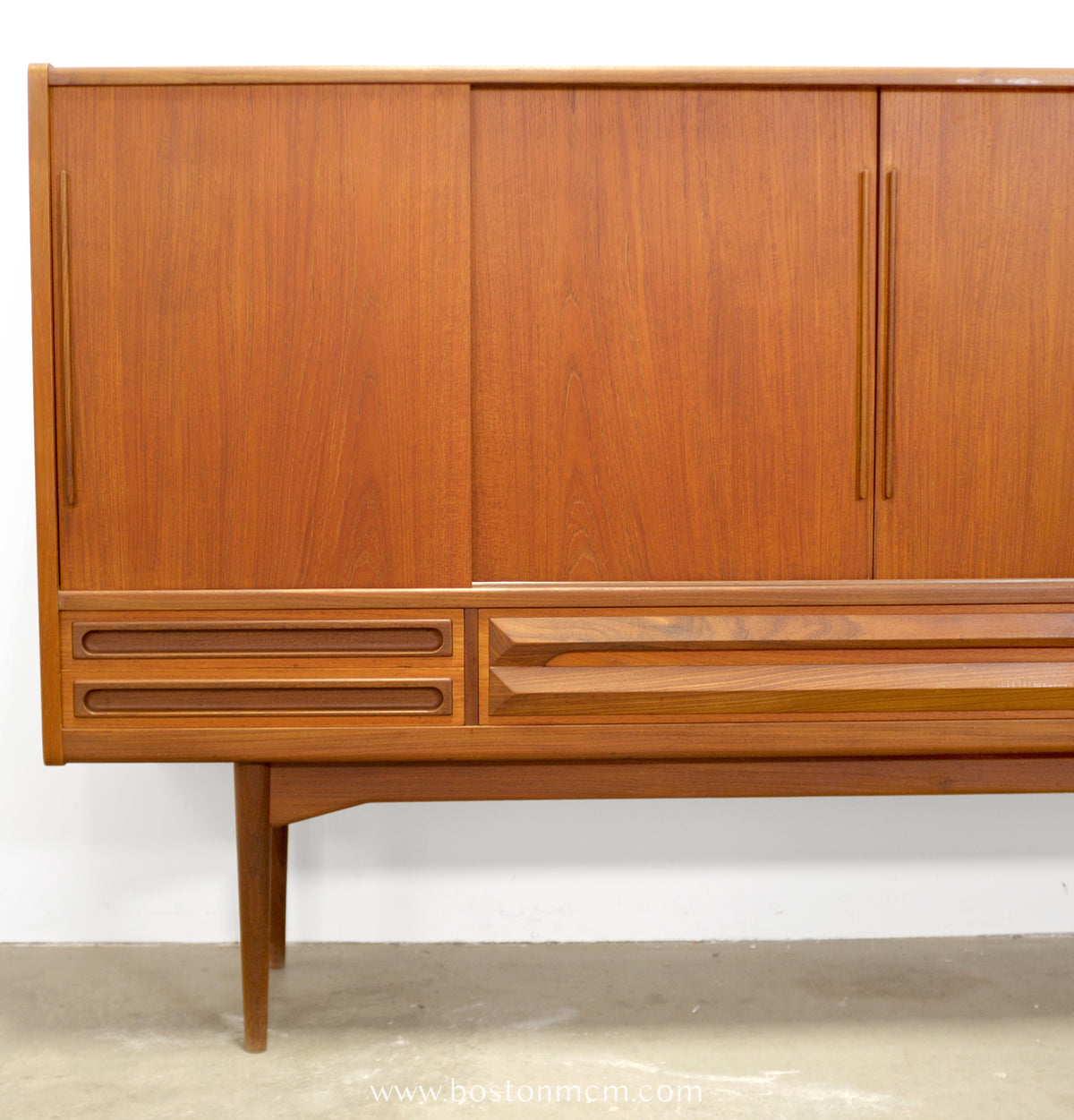 Danish Teak Highboard / Tall Sideboard - #A2100