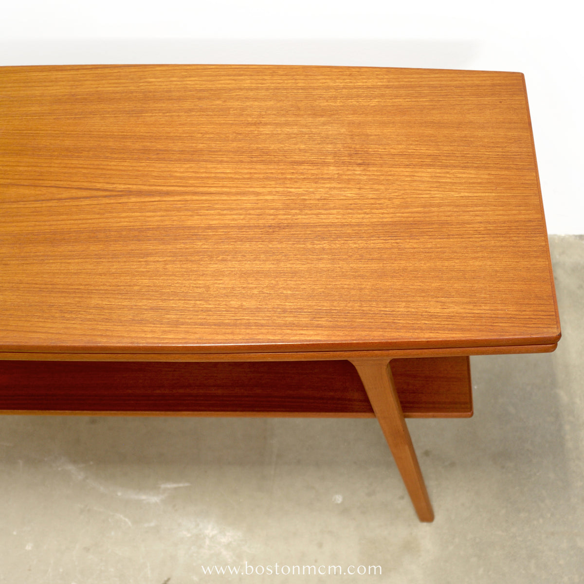 Danish Teak Draw Leaf Coffee Table - #A2221