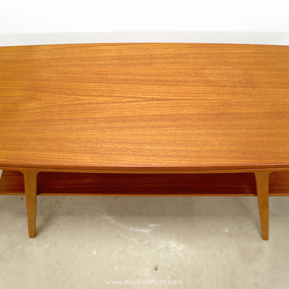 Danish Teak Draw Leaf Coffee Table - #A2221