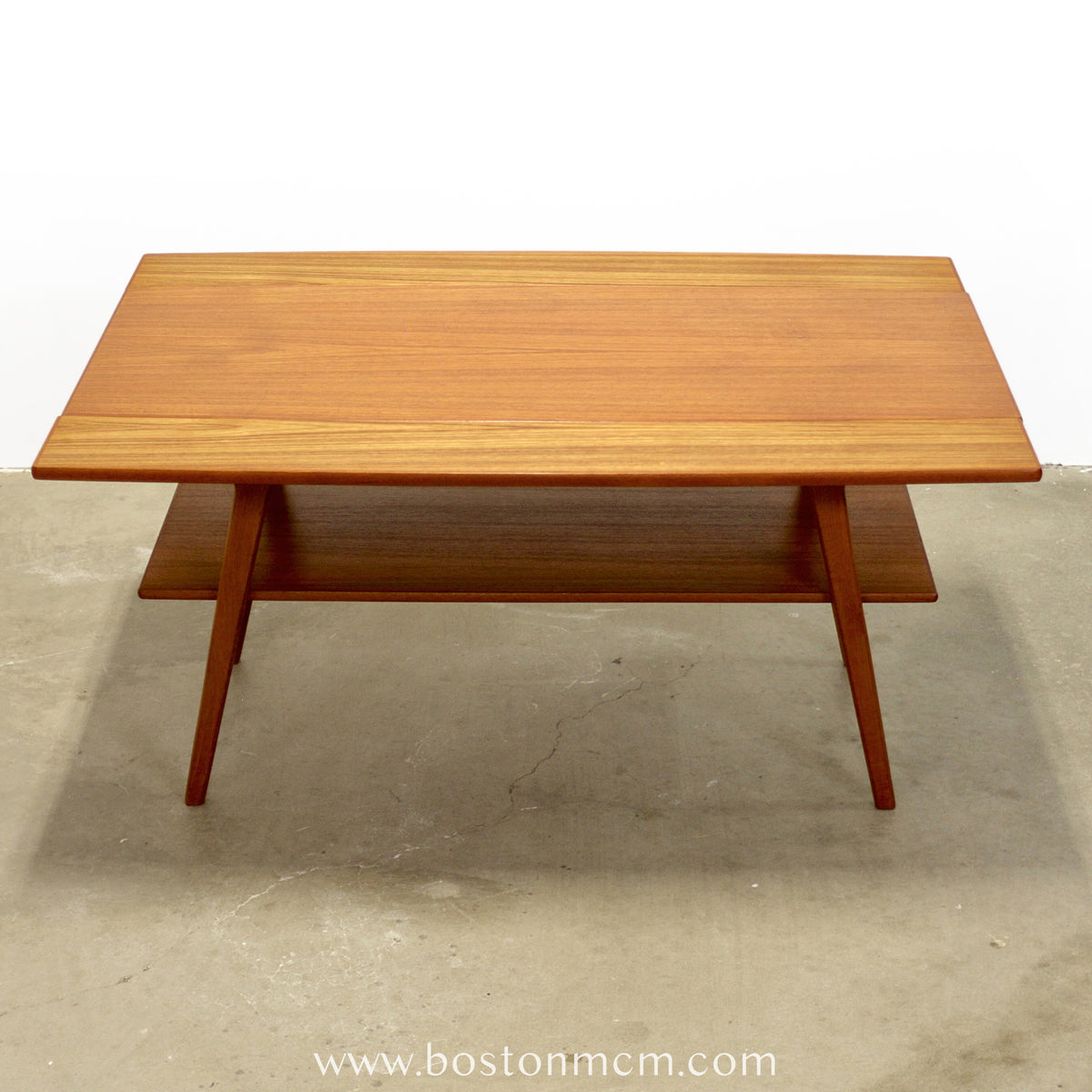 Danish Teak Draw Leaf Coffee Table - #A2221