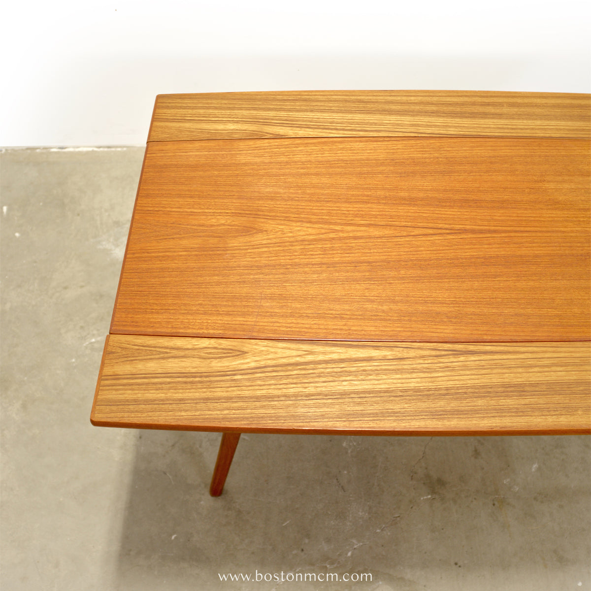 Danish Teak Draw Leaf Coffee Table - #A2221