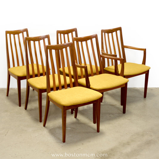 G-Plan Furniture Set of 6 Teak “Sierra" Dining Chairs - #A2307
