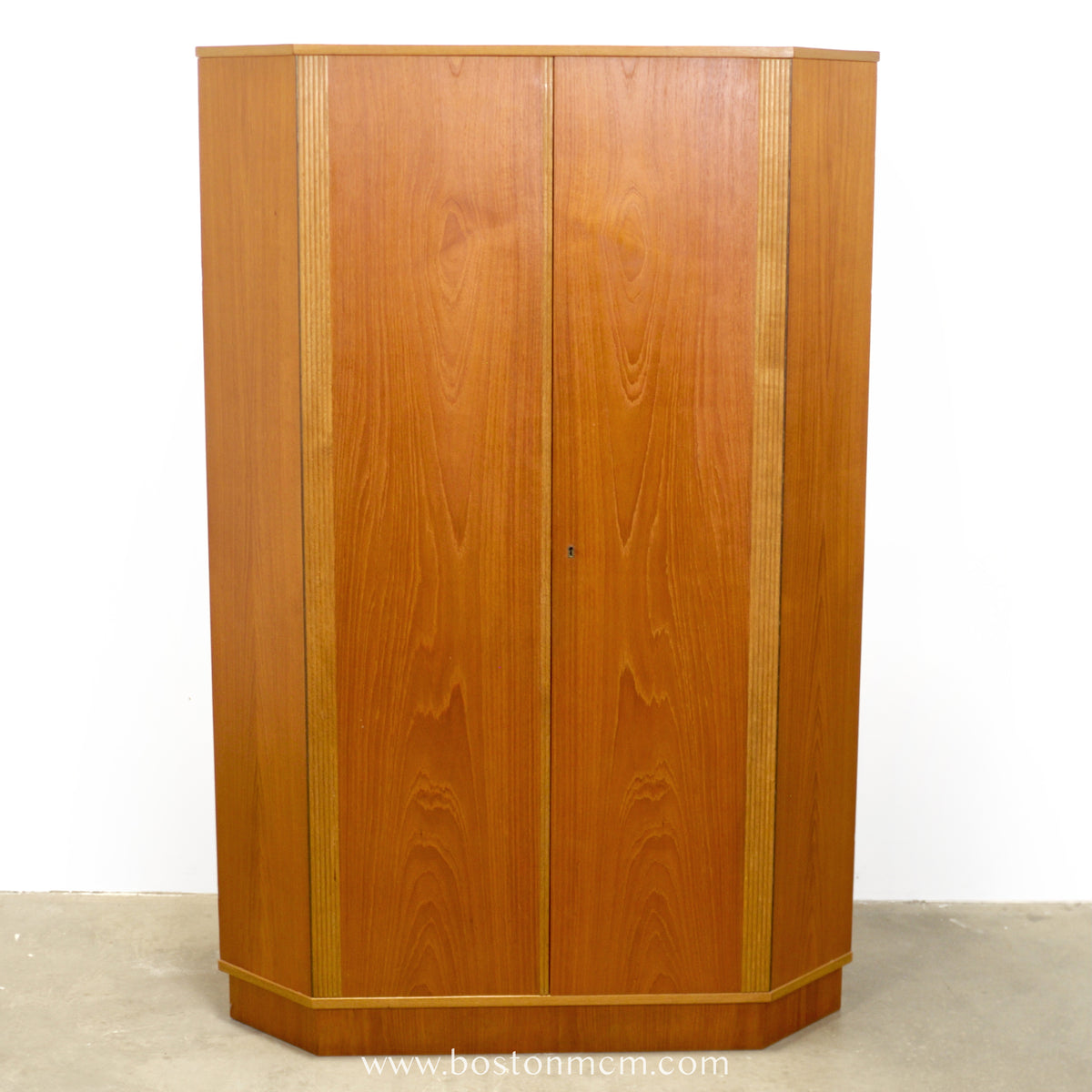 Danish Teak Corner Cabinet / Wardrobe