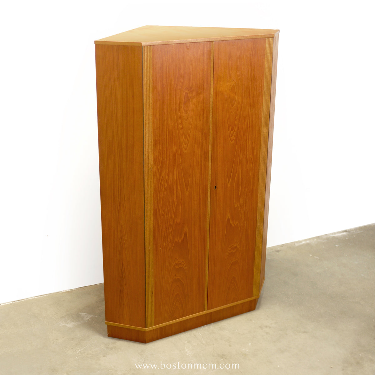Danish Teak Corner Cabinet / Wardrobe