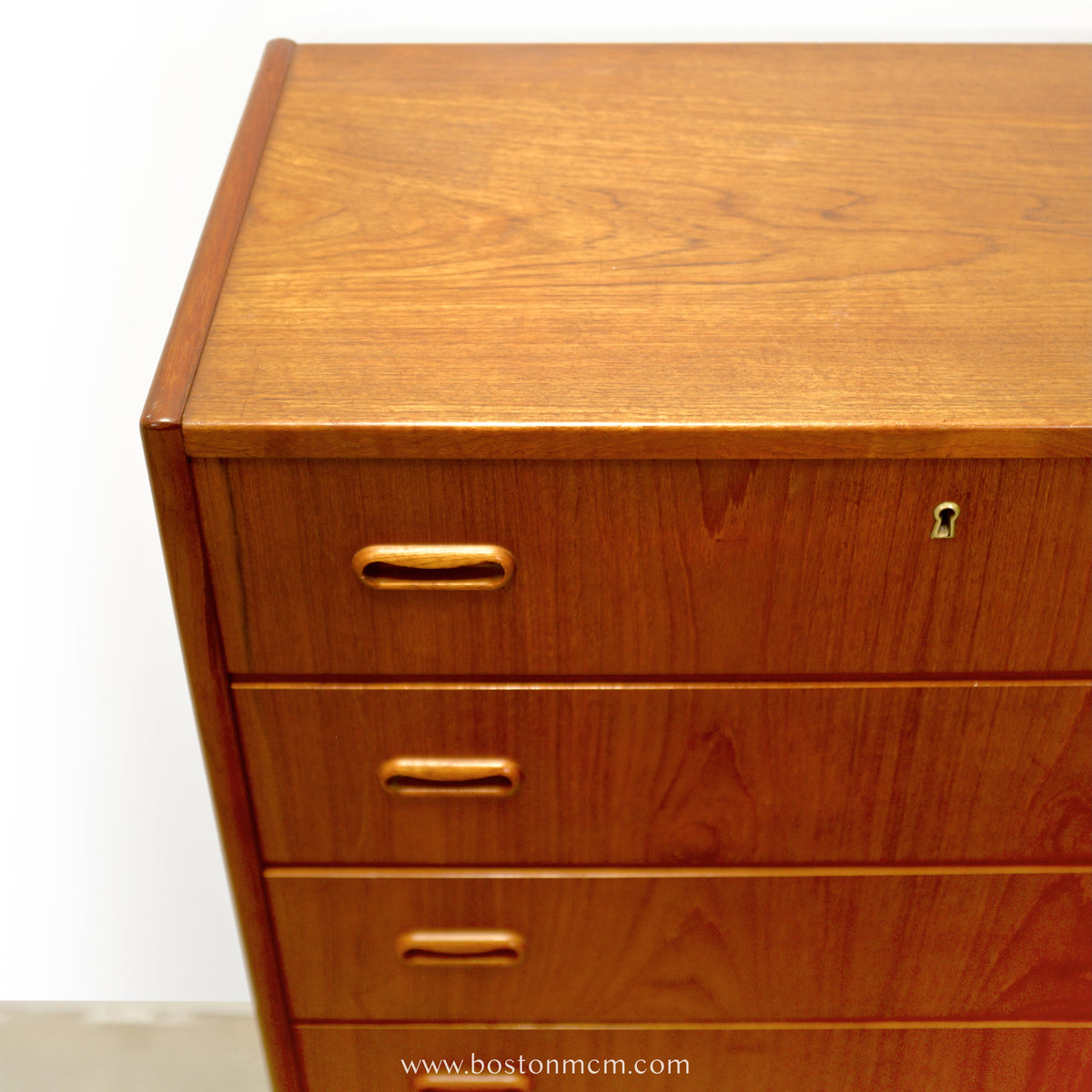 Danish Teak 6 Drawer Dresser - #A1863