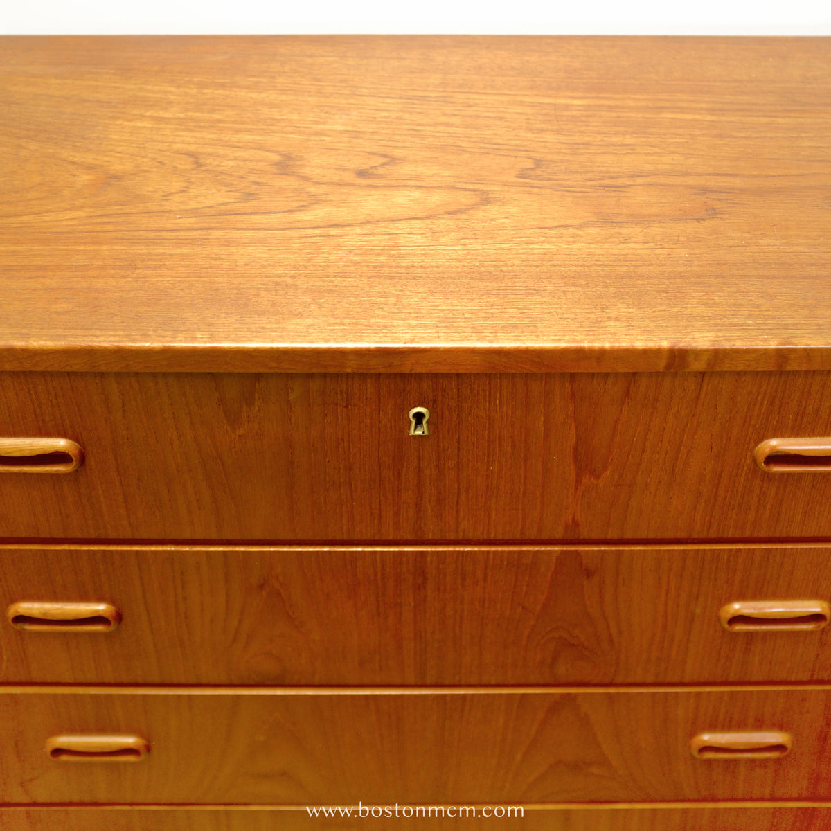 Danish Teak 6 Drawer Dresser - #A1863