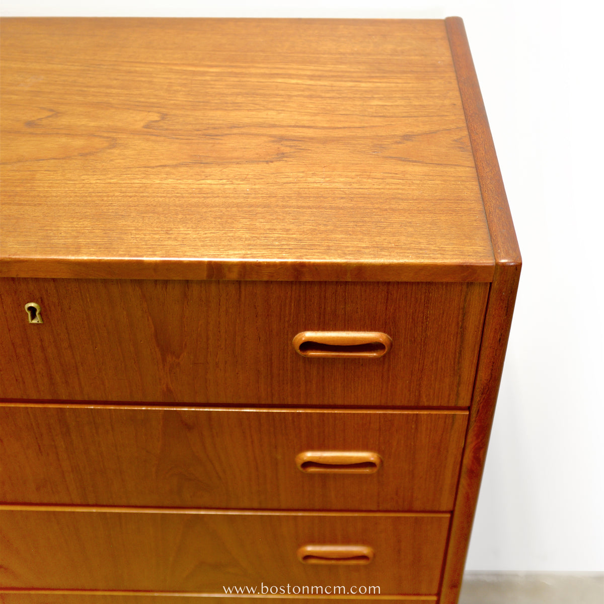 Danish Teak 6 Drawer Dresser - #A1863