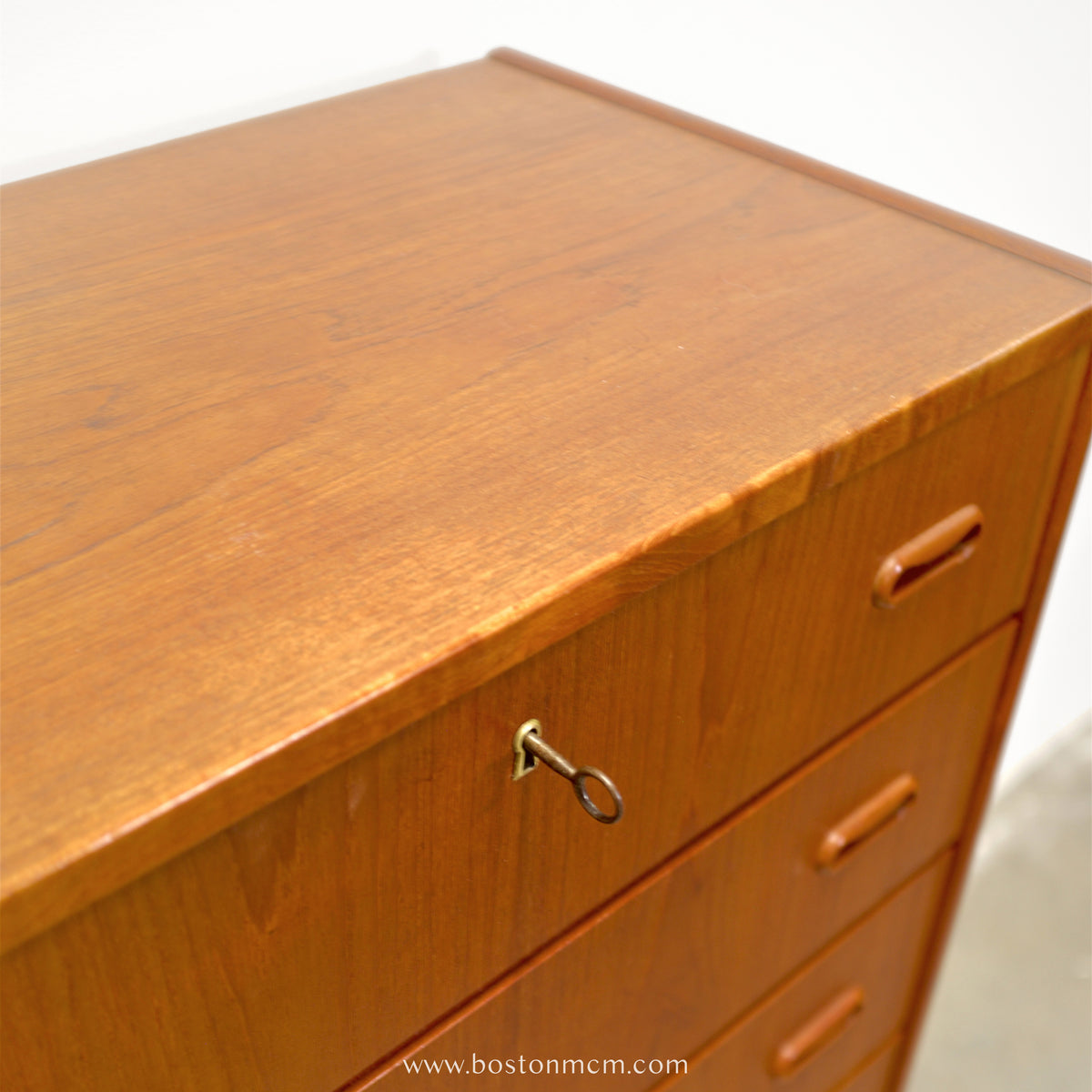 Danish Teak 6 Drawer Dresser - #A1863