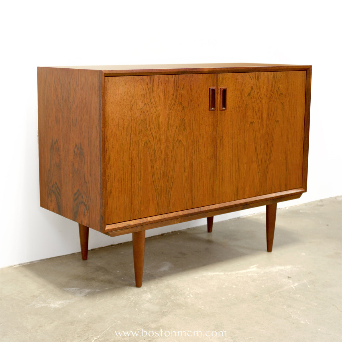 Danish Rosewood Record Cabinet / Small Sideboard - #A1871