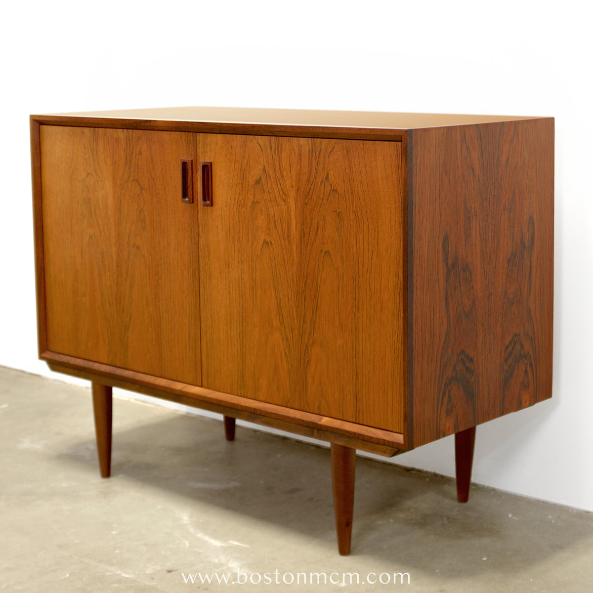 Danish Rosewood Record Cabinet / Small Sideboard - #A1871