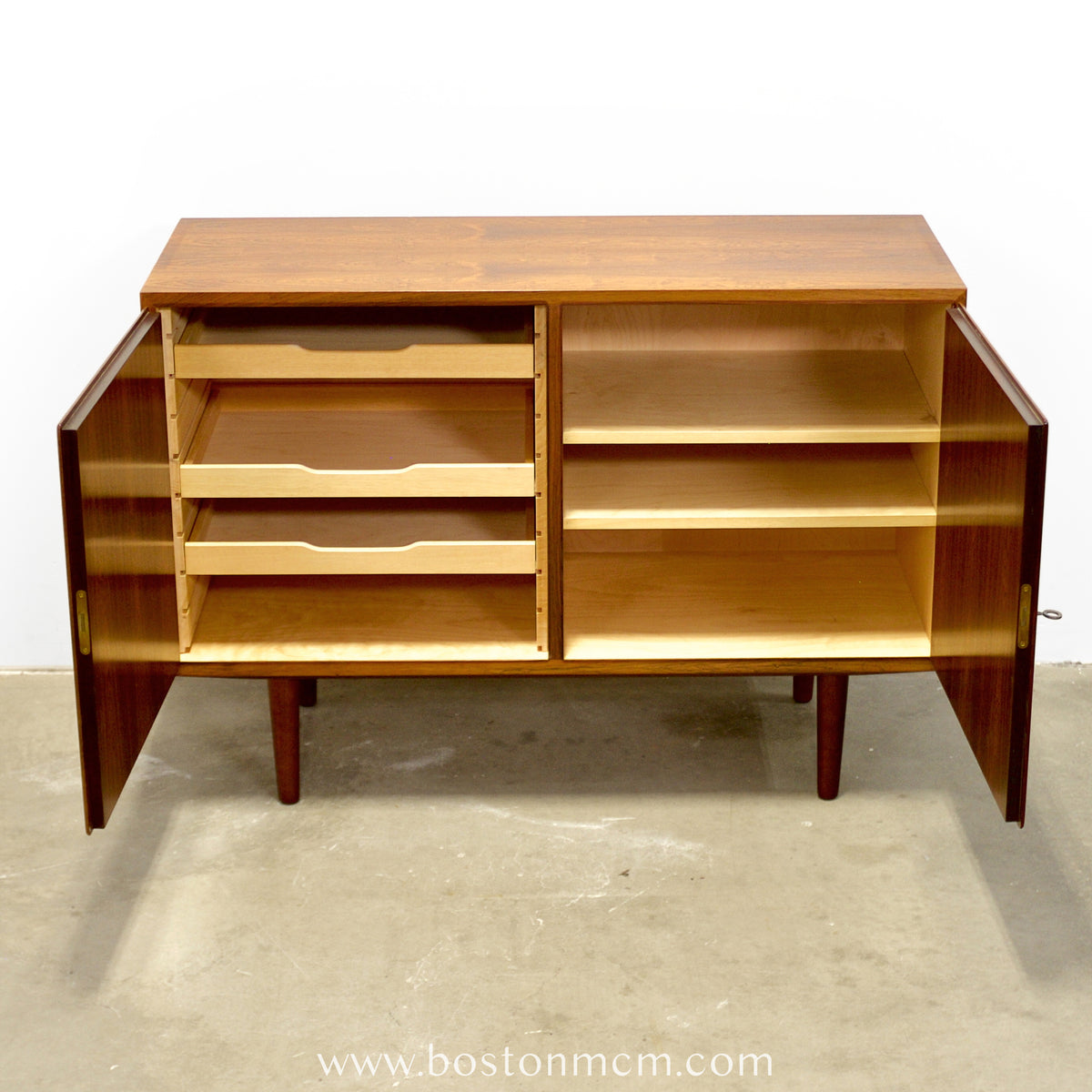 Hundevad & Co. Model #40/3 Rosewood Sideboard Designed by Carlo Jensen - #A1865