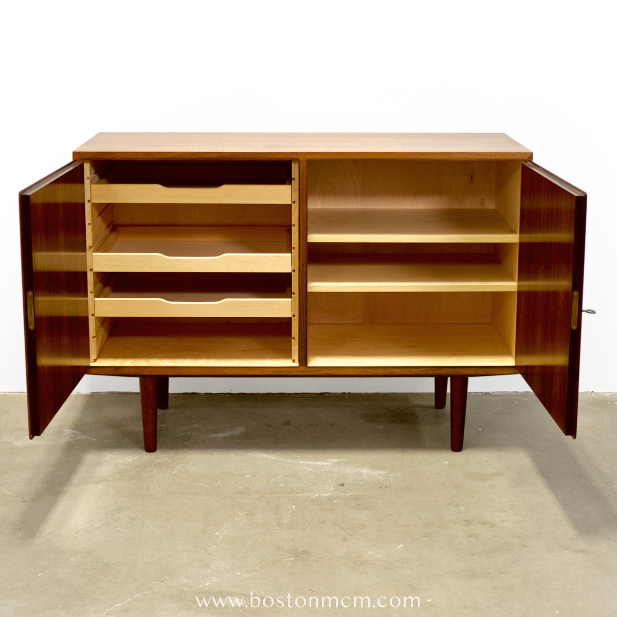 Hundevad & Co. Model #40/3 Rosewood Sideboard Designed by Carlo Jensen - #A1865