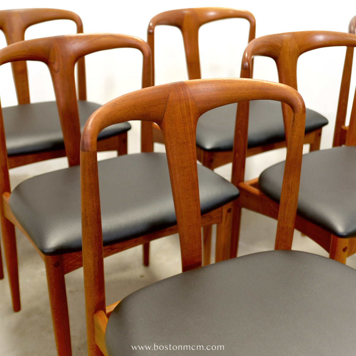 Uldum Møbelfabrik Set of 6 Model “Juliane” Chairs Designed by Johannes Andersen - #A2262