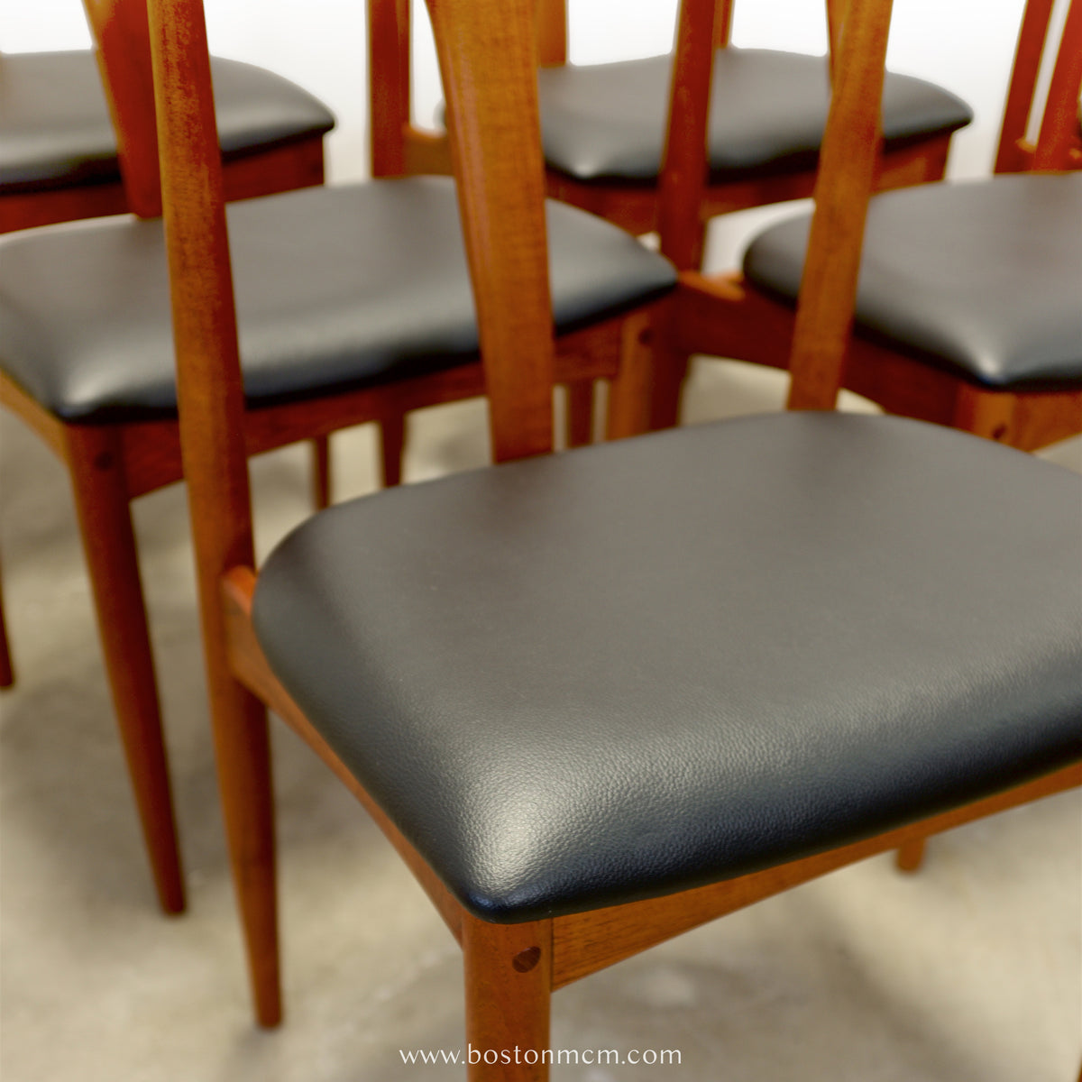 Uldum Møbelfabrik Set of 6 Model “Juliane” Chairs Designed by Johannes Andersen - #A2262