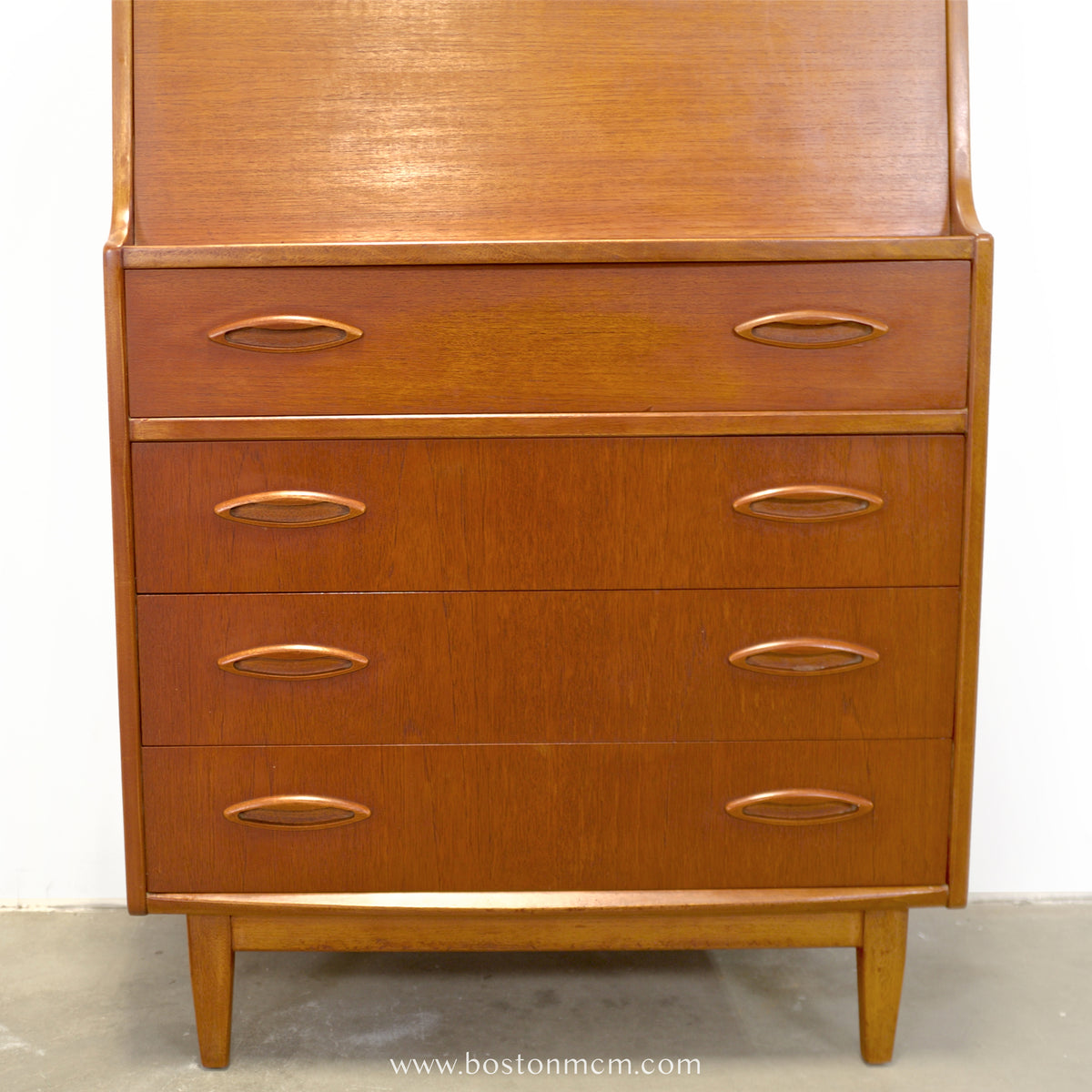 Jentique Teak Secretary Desk - #A2305