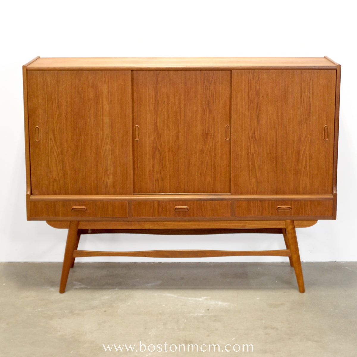 Danish Teak Tall Sideboard / Highboard - #A1626