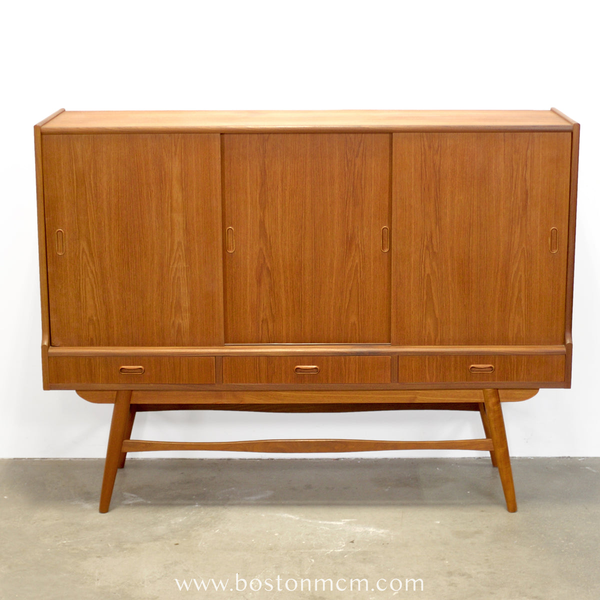 Danish Teak Tall Sideboard / Highboard - #A1626