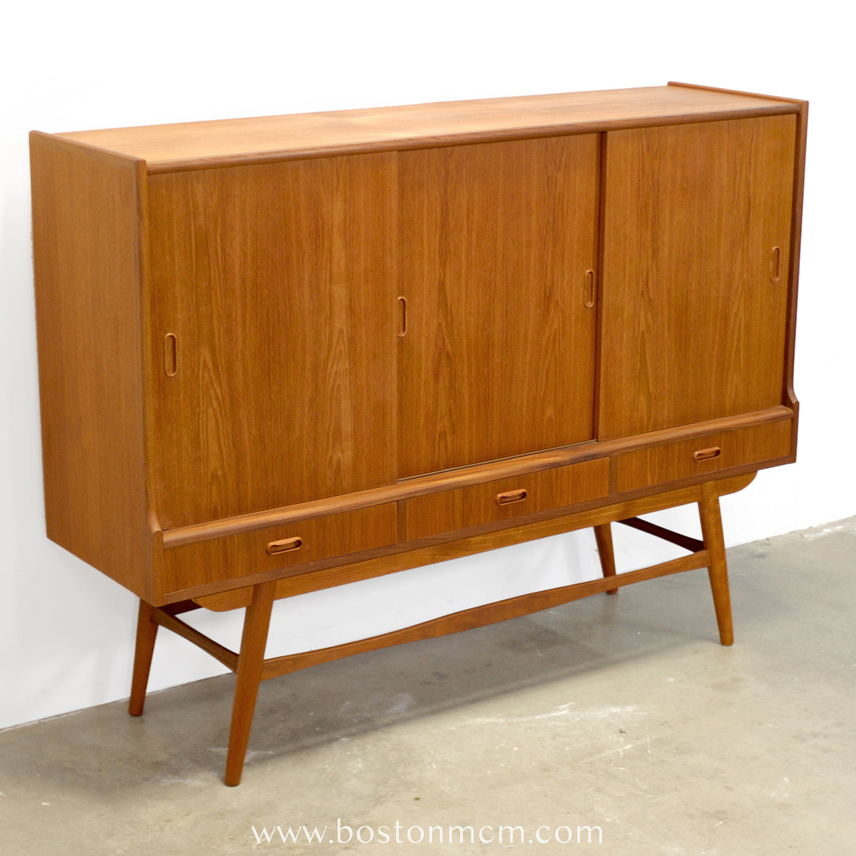 Danish Teak Tall Sideboard / Highboard - #A1626