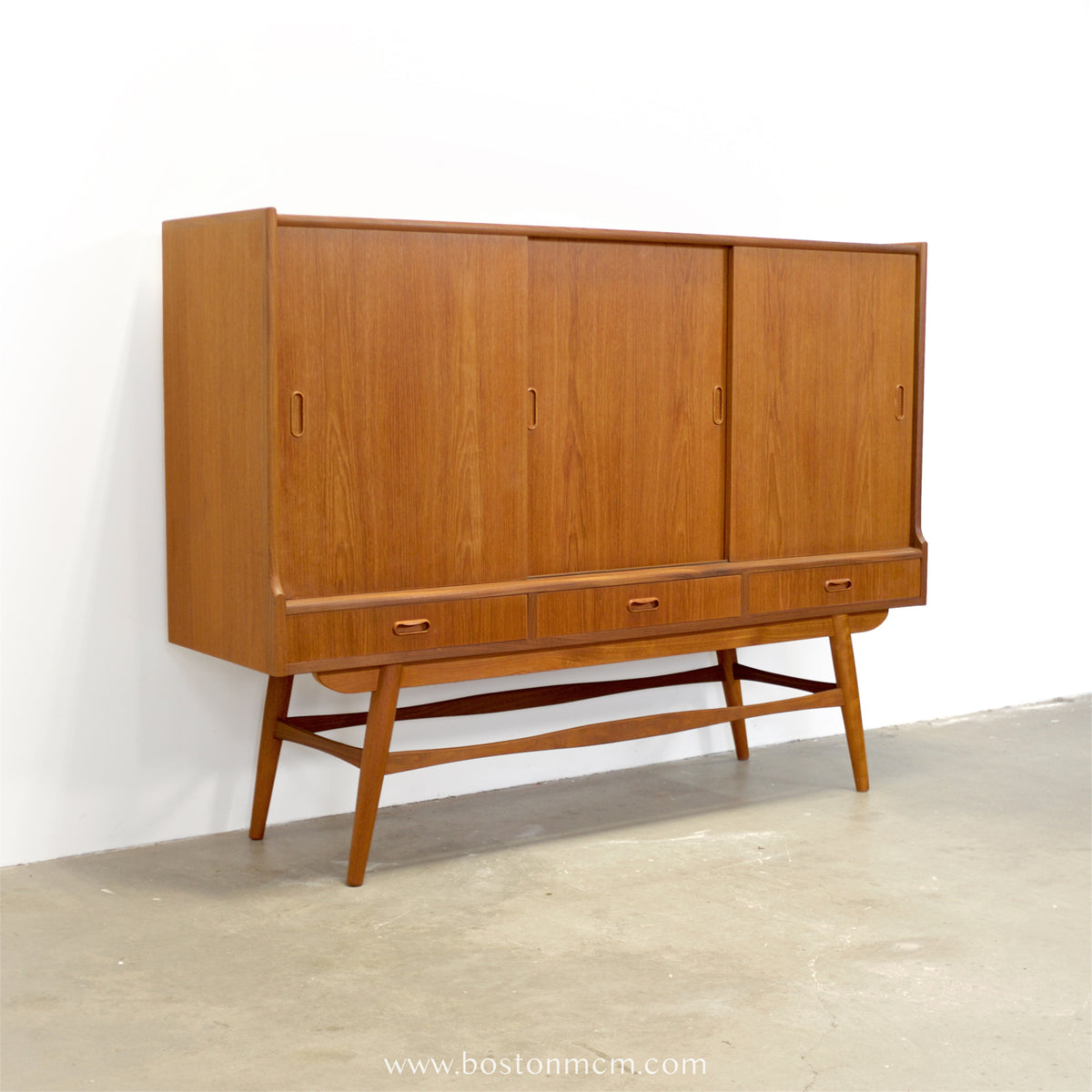 Danish Teak Tall Sideboard / Highboard - #A1626