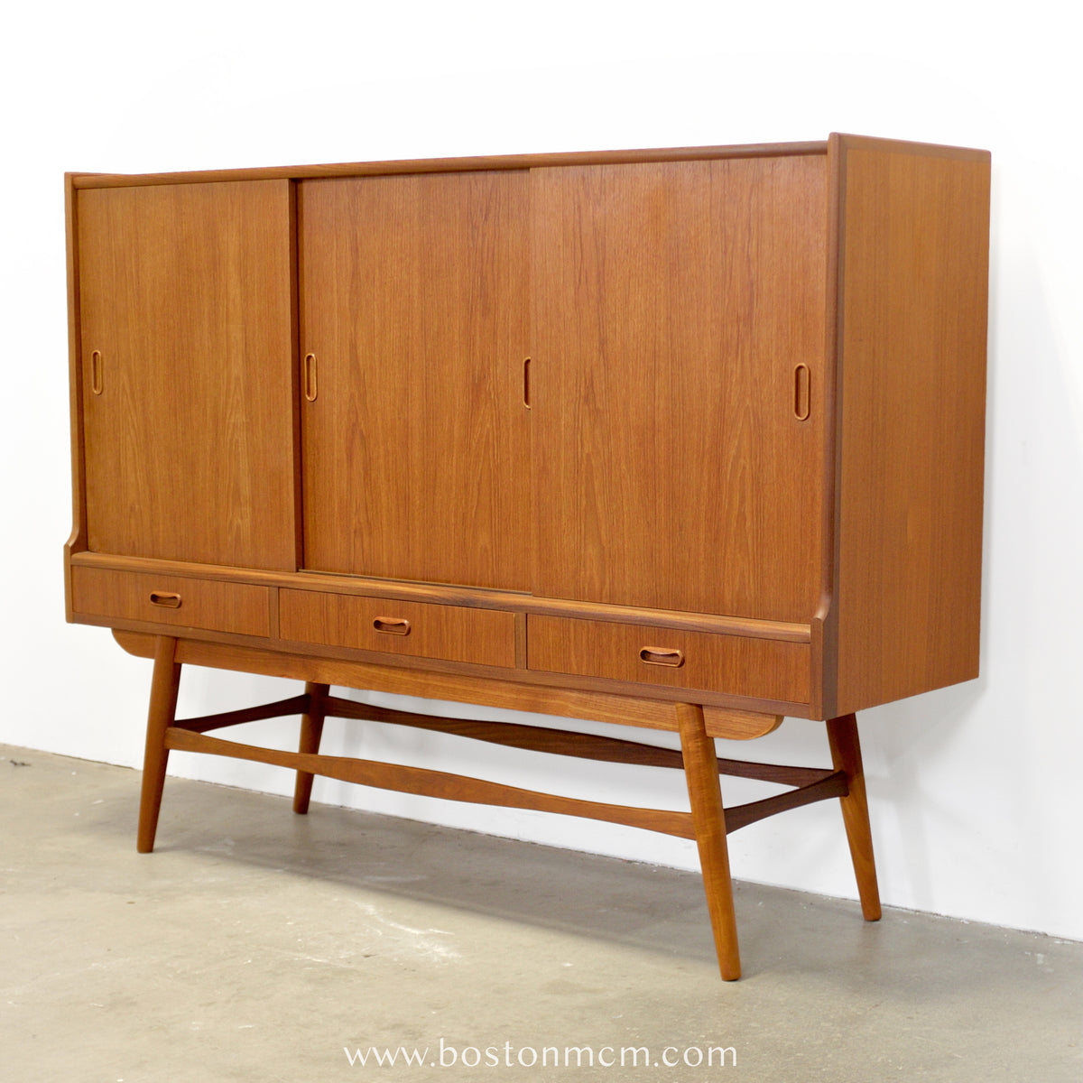 Danish Teak Tall Sideboard / Highboard - #A1626