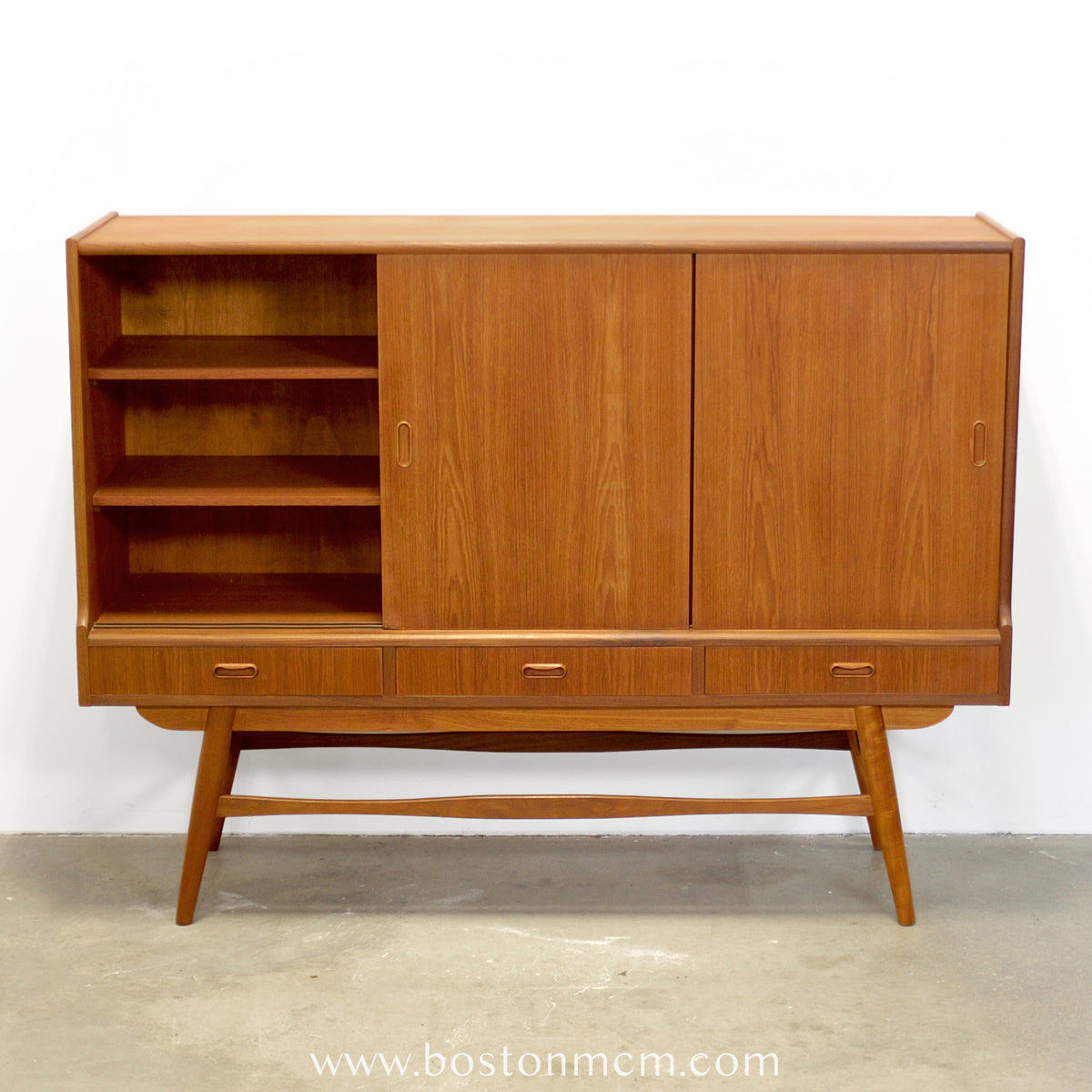 Danish Teak Tall Sideboard / Highboard - #A1626