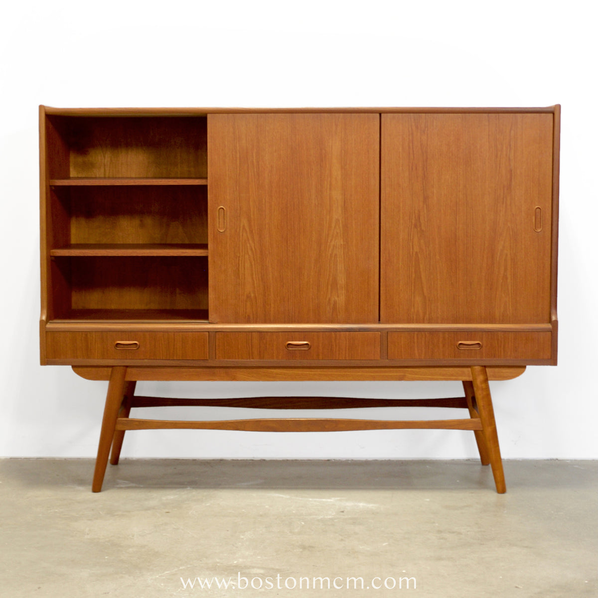 Danish Teak Tall Sideboard / Highboard - #A1626