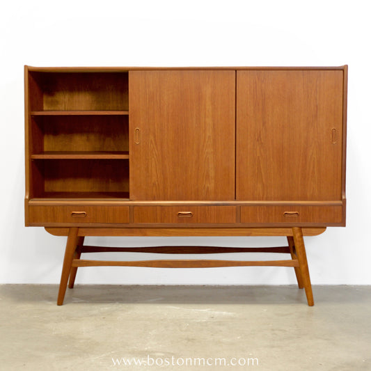 Danish Teak Tall Sideboard / Highboard - #A1626