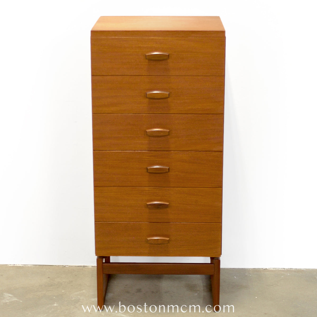 G-Plan “Quadrille” 6 Drawer Tall Dresser - #A2326