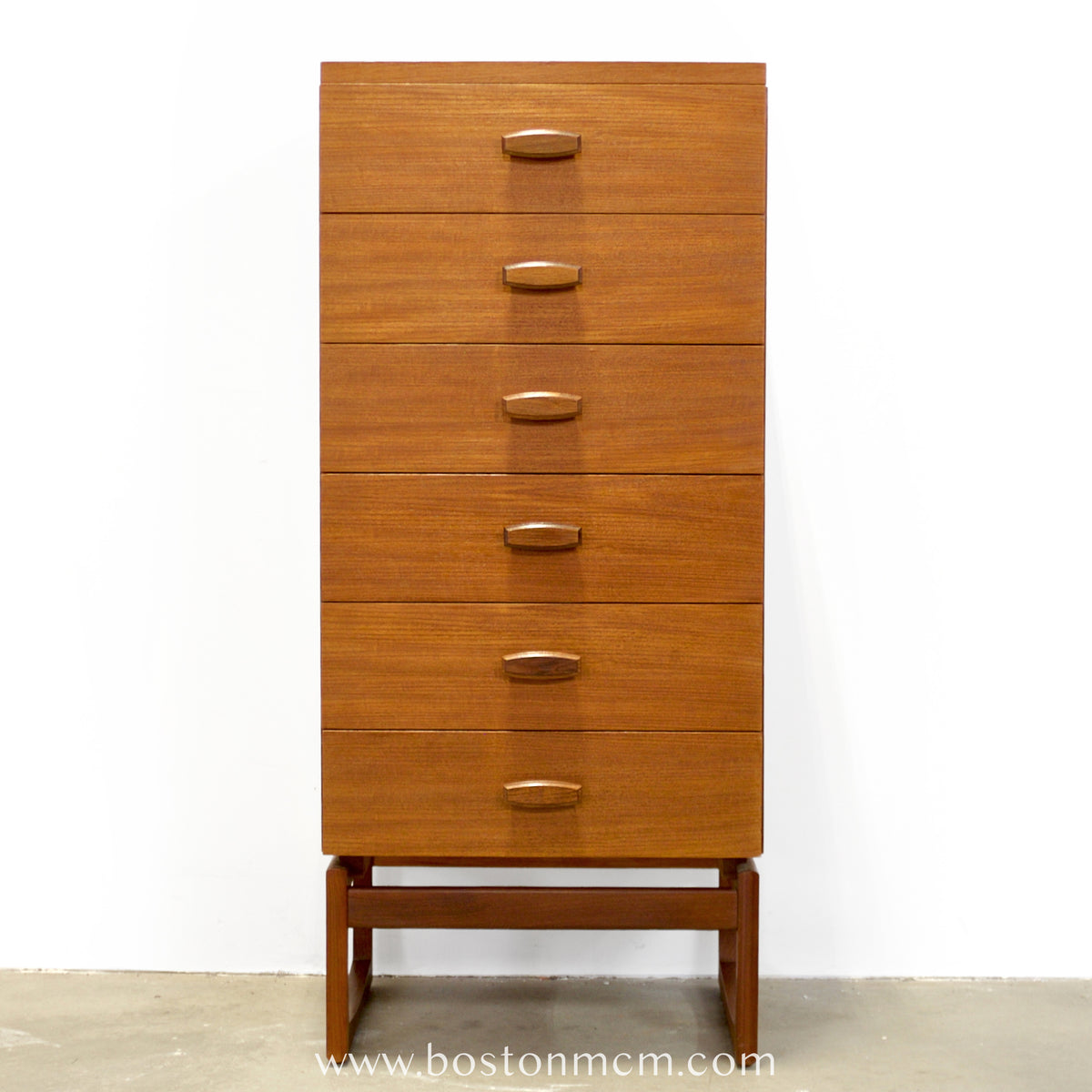 G-Plan “Quadrille” 6 Drawer Tall Dresser - #A2326